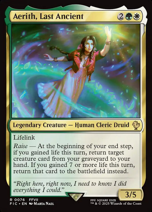 Aerith, Last Ancient - Legendary - Surge Foil