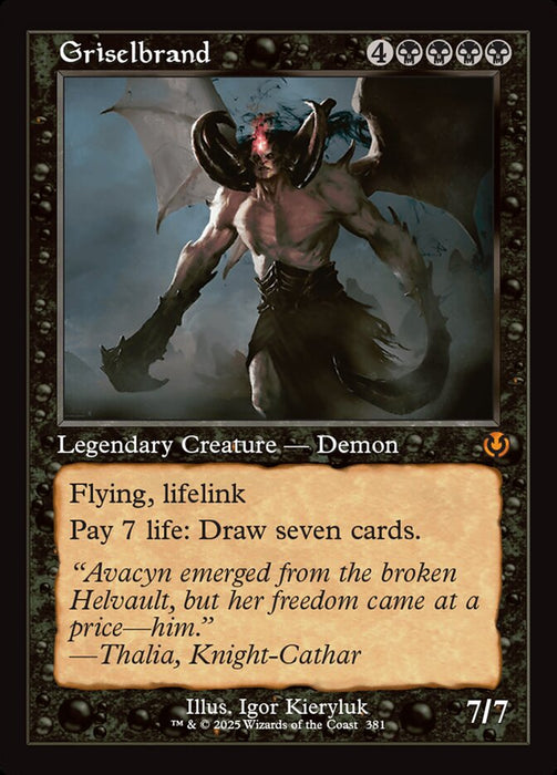 Griselbrand - Retro Frame - Legendary (Foil)