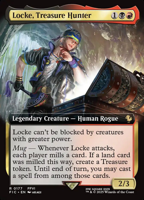 Locke, Treasure Hunter - Extended Art - Legendary (Foil)