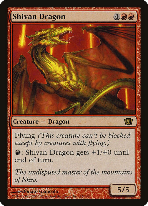 Shivan Dragon (Foil)