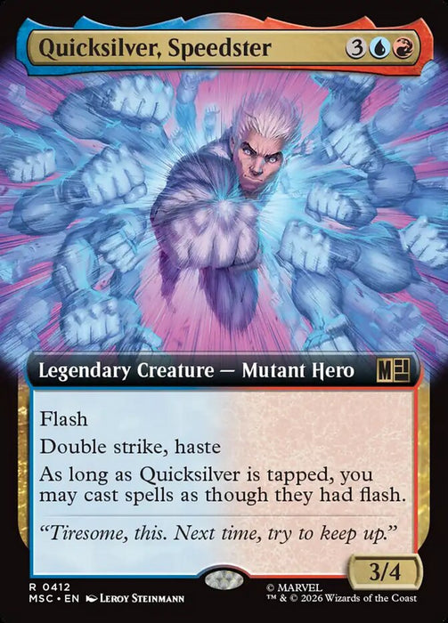 Quicksilver, Speedster - Extended Art - Legendary