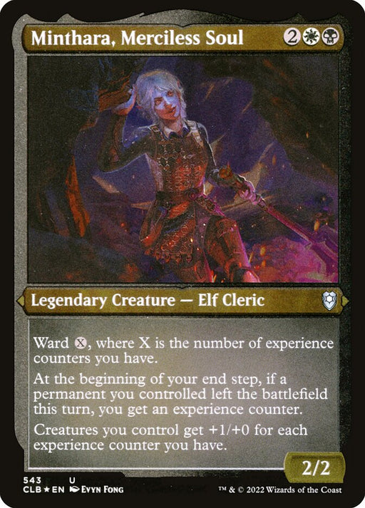 Minthara, Merciless Soul - Etched - Inverted - Legendary - Etched (Foil)
