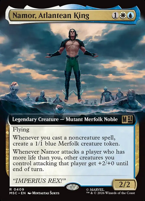 Namor, Atlantean King - Extended Art - Legendary