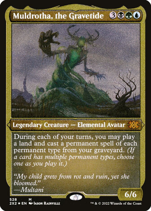 Muldrotha, the Gravetide - Etched - Inverted - Legendary - Etched (Foil)