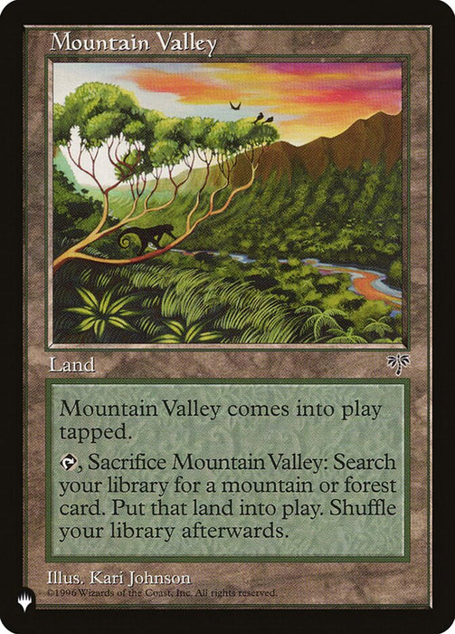 Mountain Valley - Retro Frame