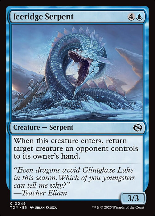 Iceridge Serpent (Foil)