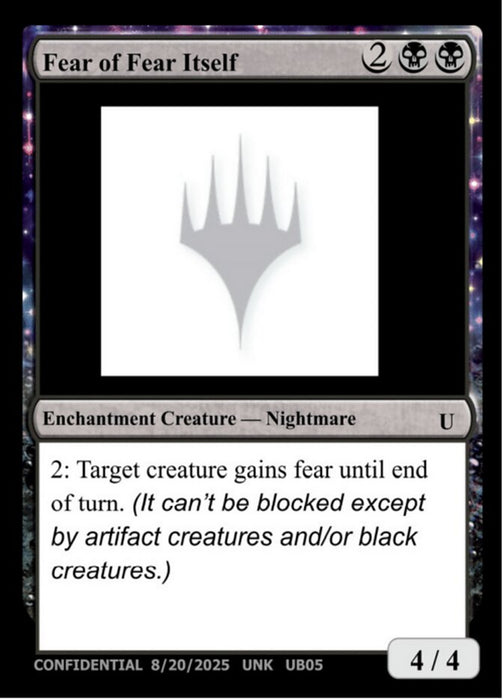 Fear of Fear Itself - Enchantment