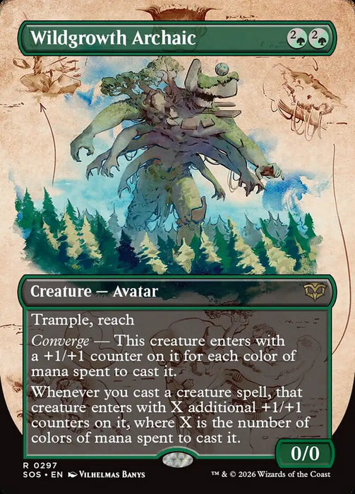 Wildgrowth Archaic - Borderless - Full Art - Inverted - Showcase