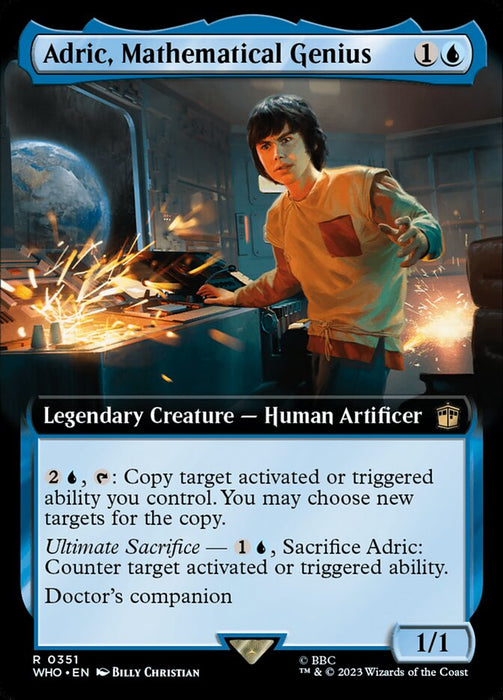 Adric, Mathematical Genius - Extended Art - Legendary (Foil)