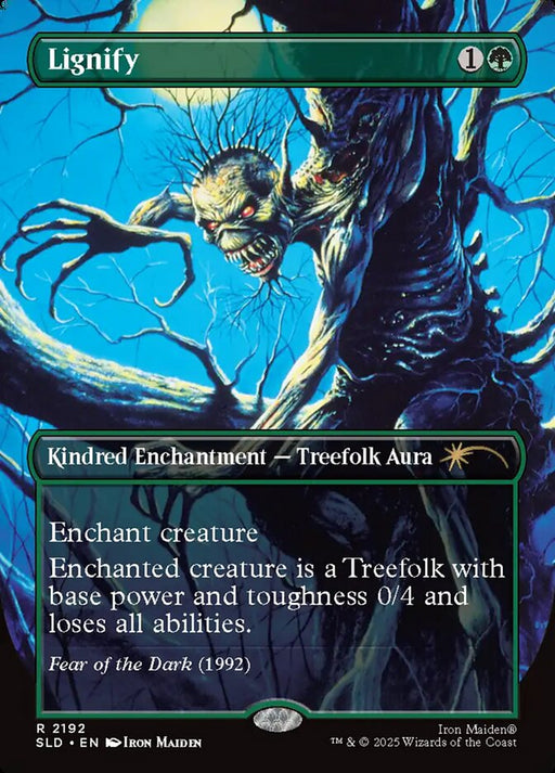 Lignify - Borderless - Full Art - Inverted (Foil)