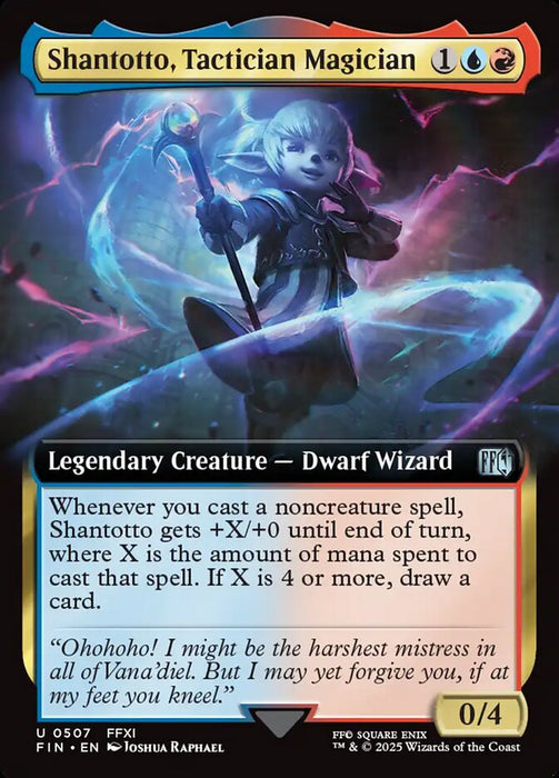 Shantotto, Tactician Magician - Extended Art - Legendary (Foil)