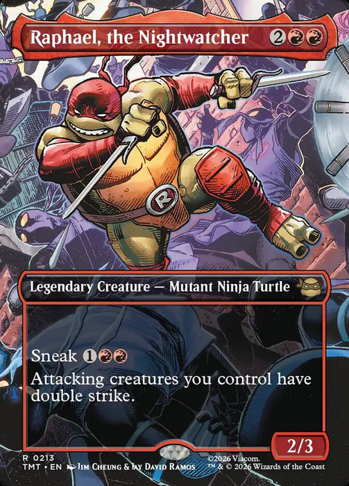 Raphael, the Nightwatcher - Borderless - Full Art - Inverted - Legendary (Foil)