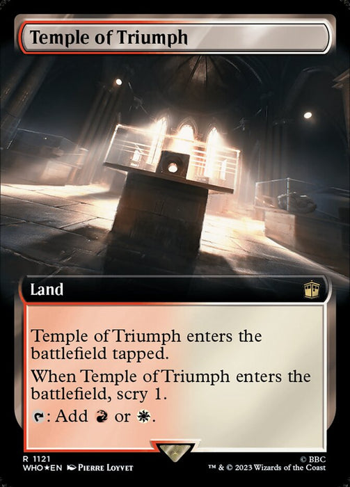 Temple of Triumph - Extended Art - Surge Foil (Foil)