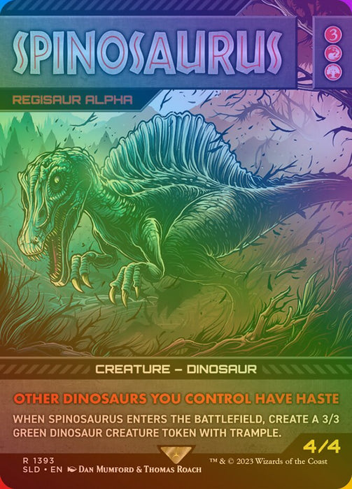 Spinosaurus - Regisaur Alpha - Borderless - Full Art (Foil)