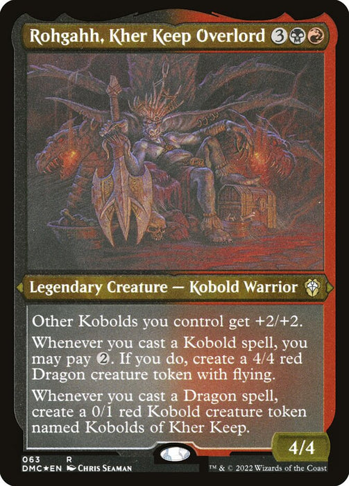 Rohgahh, Kher Keep Overlord - Etched - Inverted - Legendary - Etched (Foil)