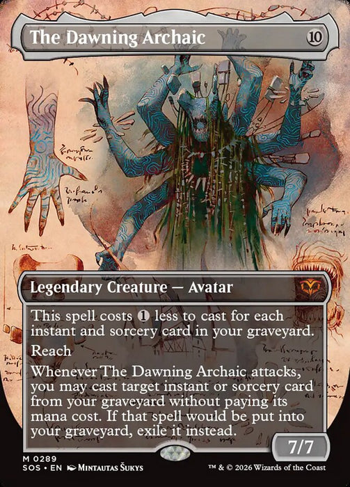 The Dawning Archaic - Borderless - Full Art - Inverted - Legendary - Showcase (Foil)