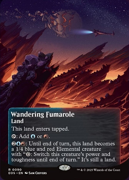 Wandering Fumarole - Borderless (Foil)
