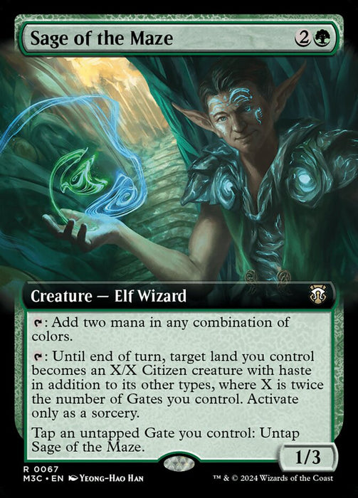 Sage of the Maze - Extended Art (Foil)