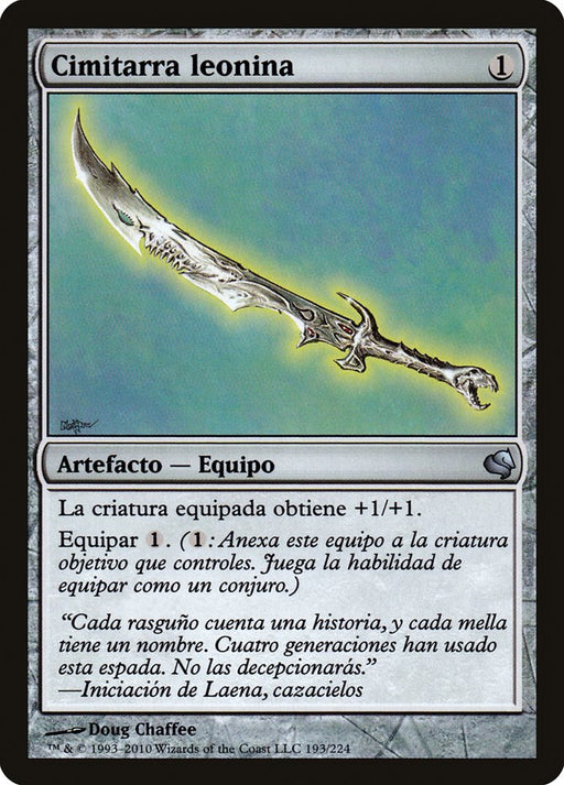 Cimitarra leonina - Leonin Scimitar