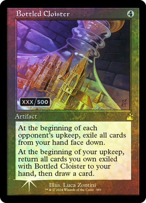 Bottled Cloister - Retro Frame (Foil)