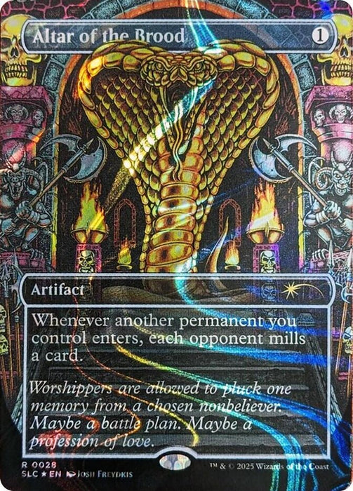 Altar of the Brood - Borderless - Full Art - Inverted (Foil)