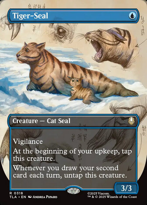 Tiger-Seal - Borderless - Full Art - Inverted (Foil)