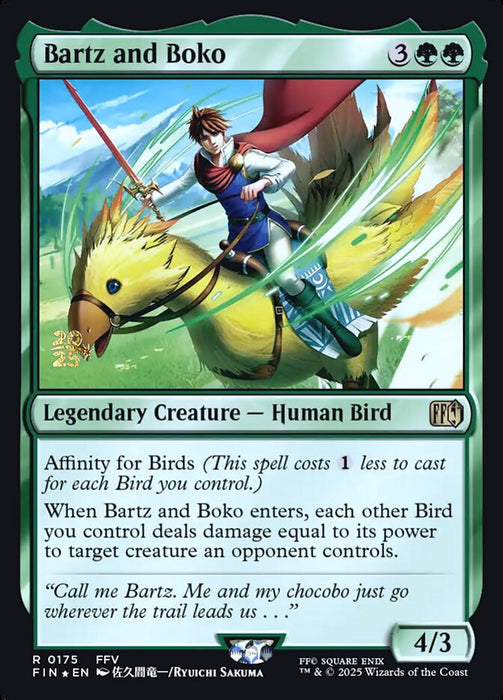 Bartz and Boko - Legendary (Foil)