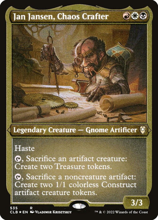 Jan Jansen, Chaos Crafter - Etched - Inverted - Legendary - Etched (Foil)