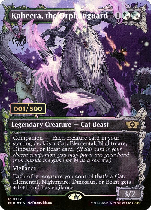 Kaheera, the Orphanguard - Borderless - Full Art - Inverted - Legendary - Showcase (Foil)