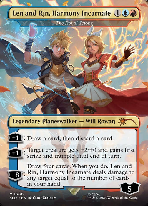 Len and Rin, Harmony Incarnate - The Royal Scions - Borderless - Full Art