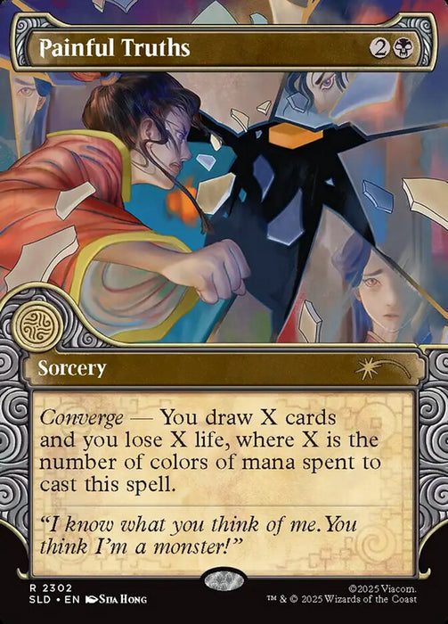 Painful Truths - Borderless - Inverted - Showcase (Foil)