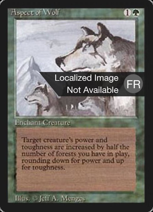 Aspect du loup - Aspect of Wolf