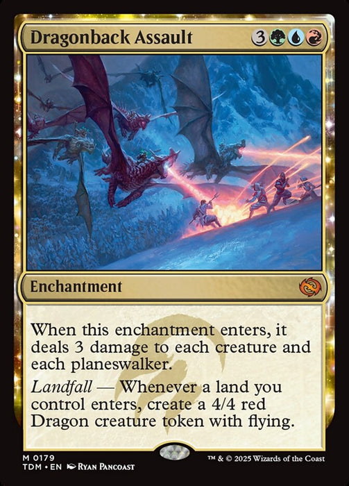 Dragonback Assault - Enchantment (Foil)