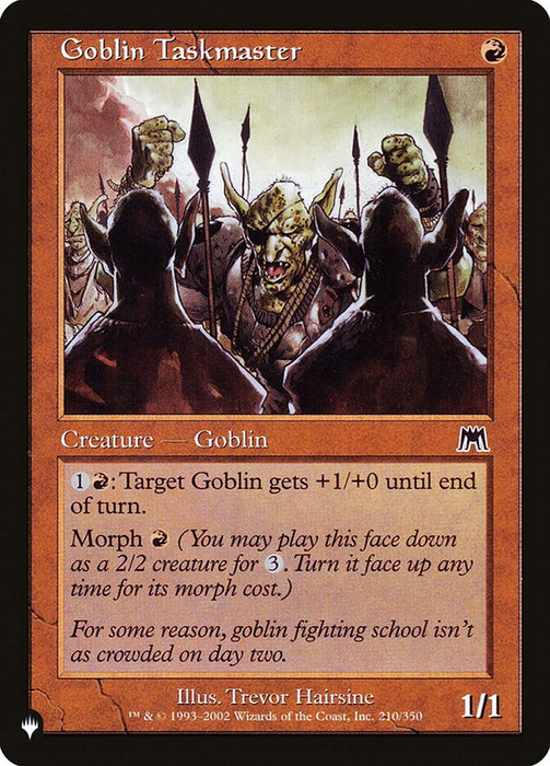 Goblin Taskmaster - Retro Frame
