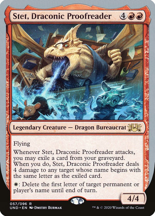 Stet, Draconic Proofreader - Legendary