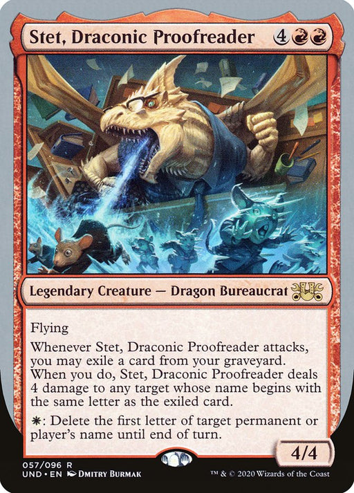 Stet, Draconic Proofreader - Legendary