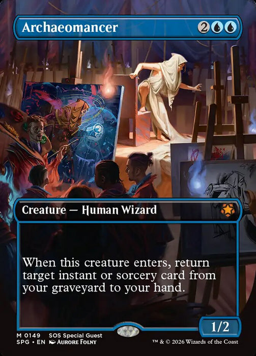Archaeomancer - Borderless - Inverted (Foil)