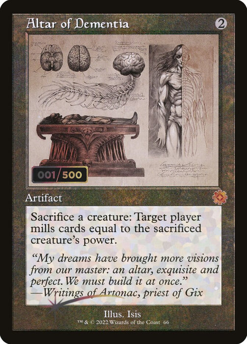 Altar of Dementia - Retro Frame (Foil)