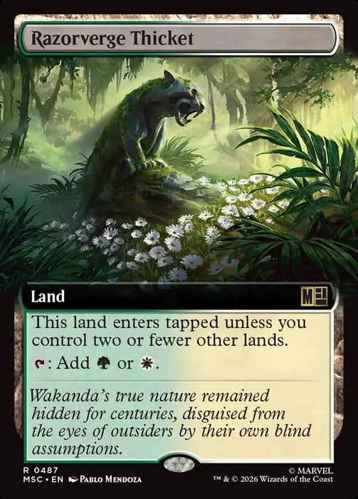 Razorverge Thicket - Extended Art