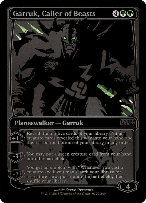 Garruk, Caller of Beasts - Inverted (Foil)