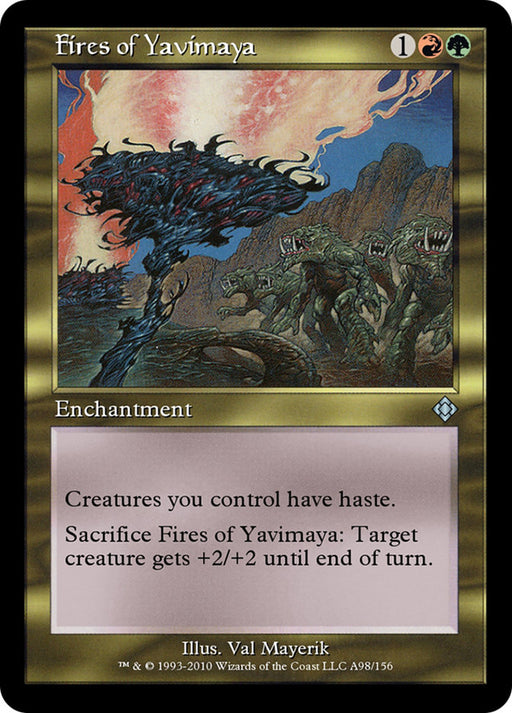 Fires of Yavimaya - Retro Frame