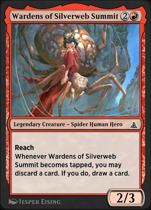 Wardens of Silverweb Summit - Spider-Gwen, Free Spirit - Legendary
