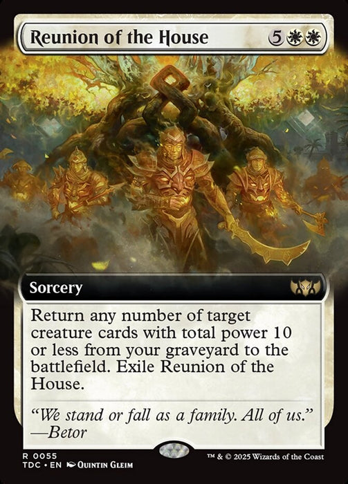 Reunion of the House - Extended Art