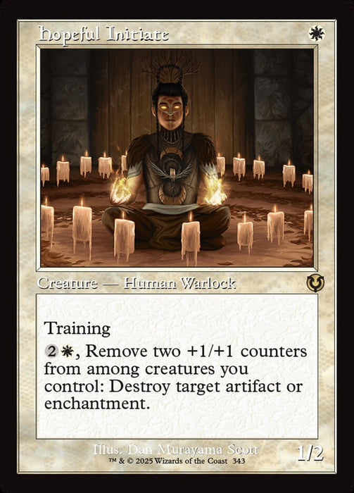 Hopeful Initiate - Retro Frame (Foil)
