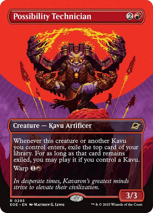 Possibility Technician - Borderless - Full Art - Inverted