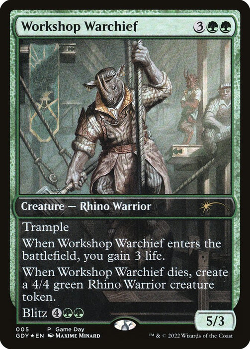 Workshop Warchief - Full Art - Inverted (Foil)