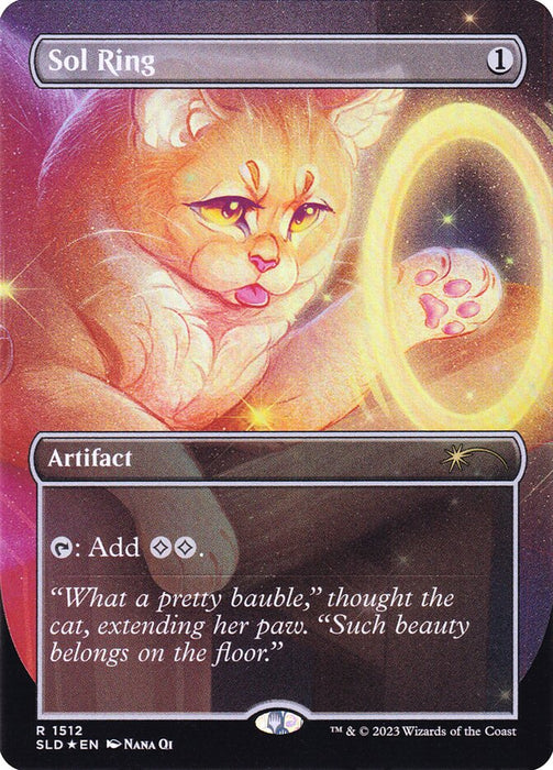 Sol Ring // Sol Ring - Borderless - Full Art - Inverted (Foil)