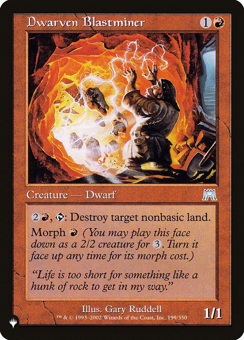 Dwarven Blastminer - Retro Frame