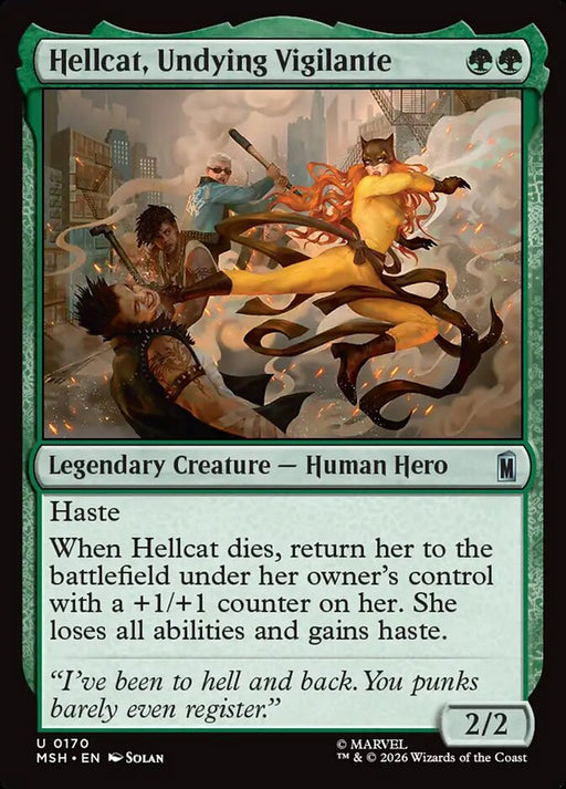Hellcat, Undying Vigilante - Legendary (Foil)