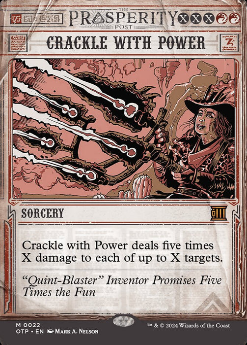 Crackle with Power - Borderless - Showcase (Foil)